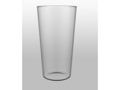 Nerozbitná sklenice - plastový pohár - půlitr na pivo 600 ml / s ryskou 0,5 L