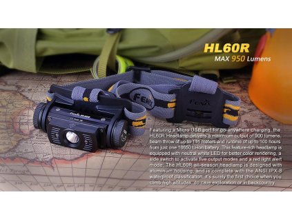 Nabíjecí čelovka Fenix HL60R