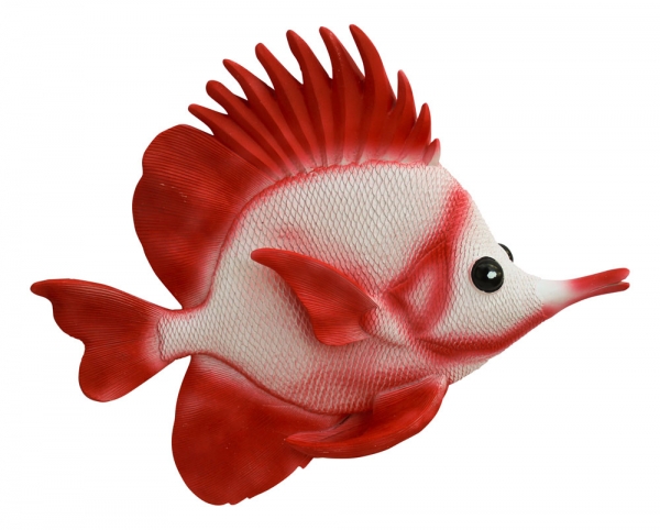 SEA CLUB Dekorativní bílo-červená ryba 5724