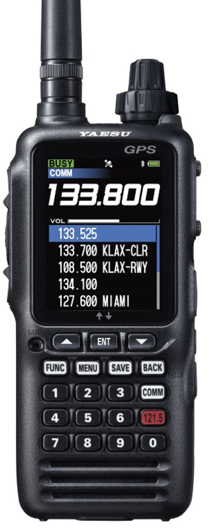 YAESU FTA-850L , ruční AIRBAND radiostanice, VOR, ILS, GPS, COM