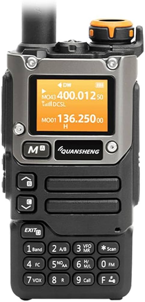 QUANSHENG UV-K5 (8) / UV-K6 dualband VHF/UHF příjem AIR a USB nabíjení