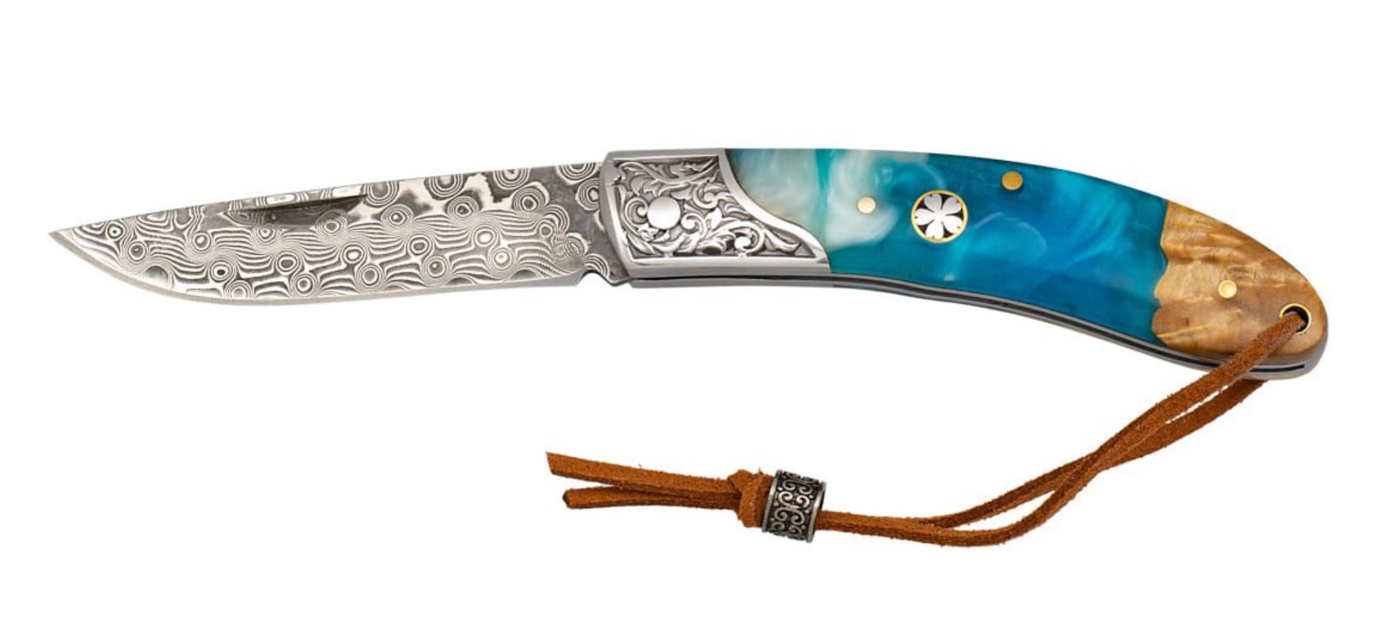 ALBAINOX Nůž zavírací ORNATED damašková ocel