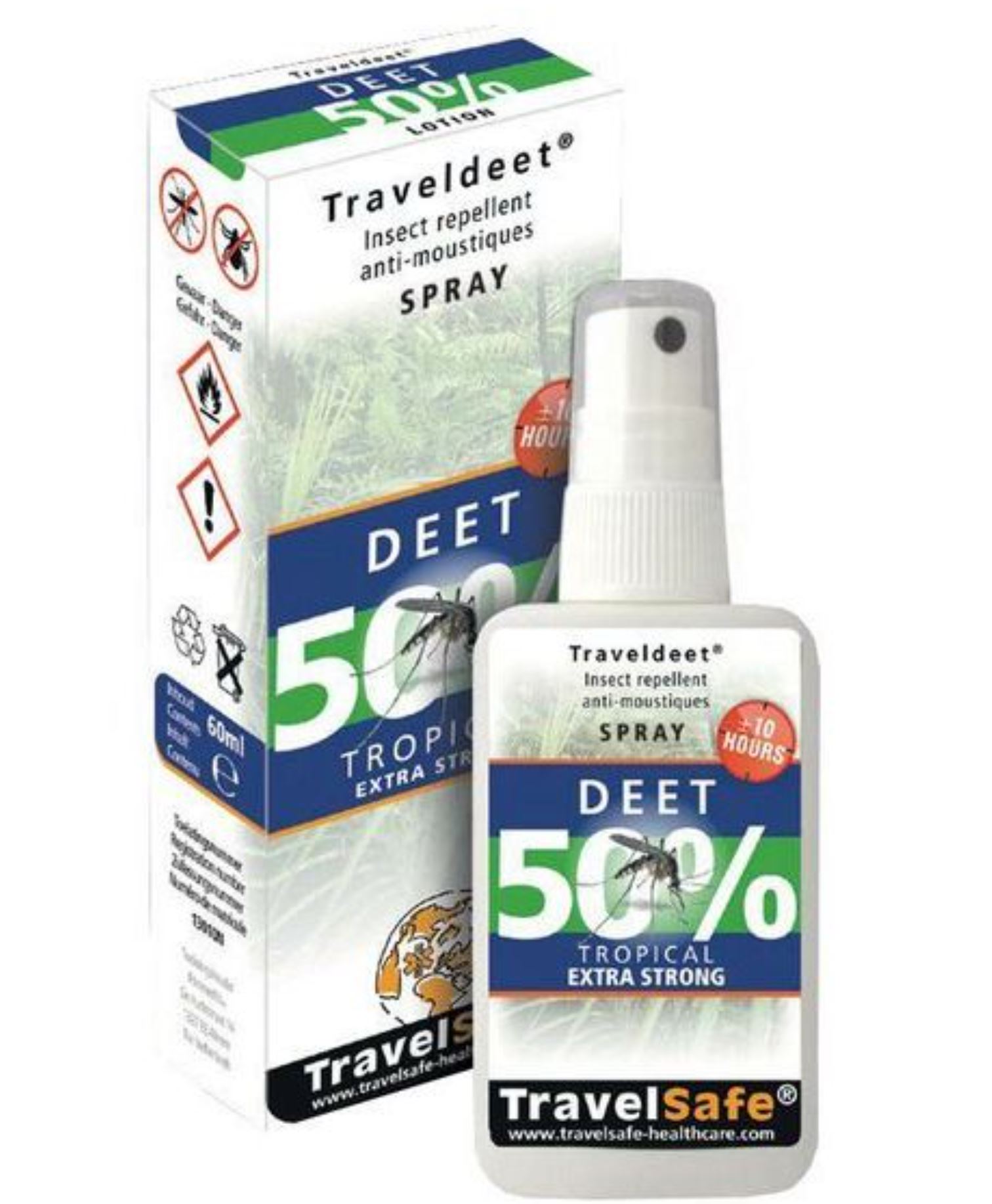 BEN'S Repelent proti hmyzu 50% DEET Traveldeet