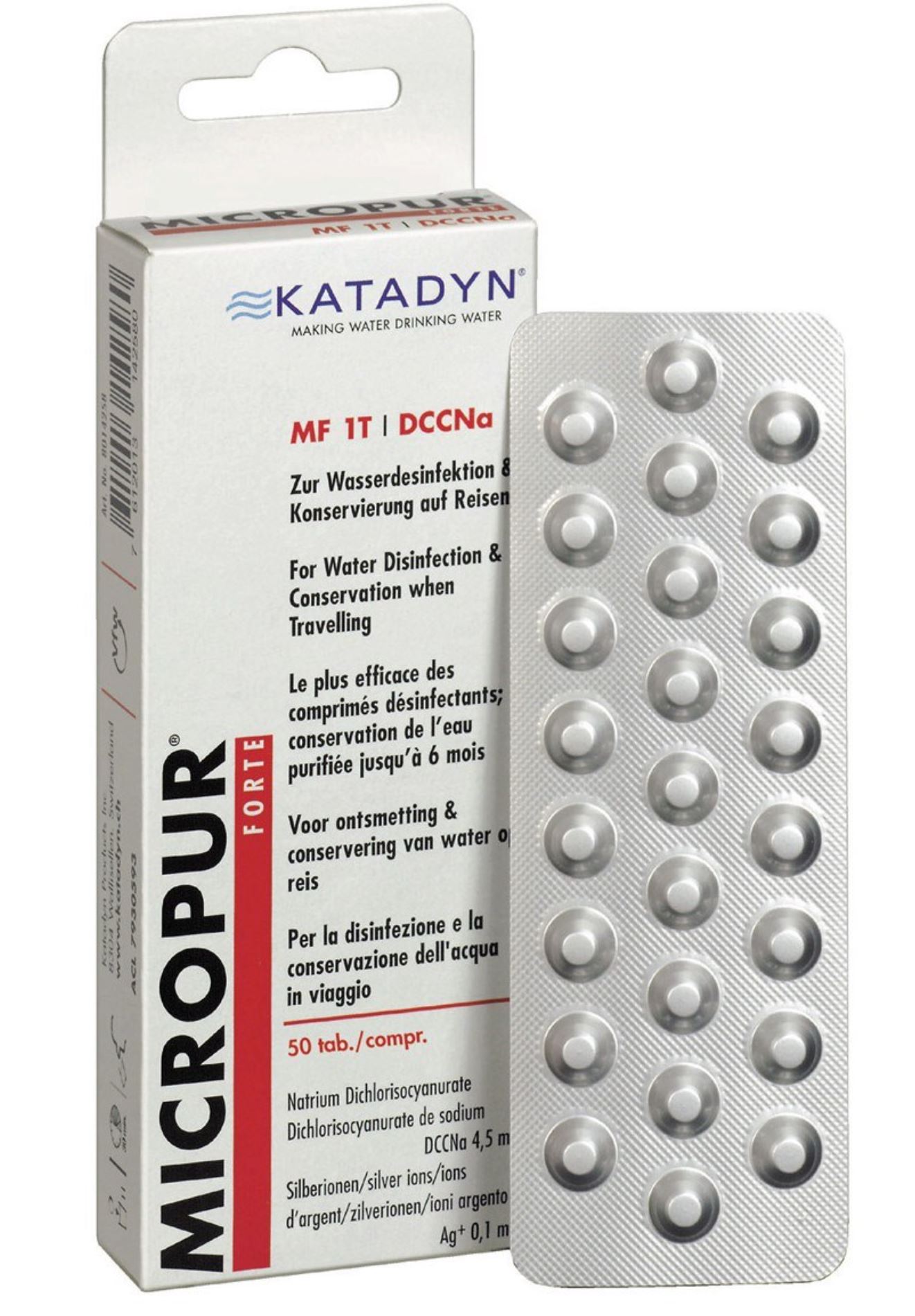 Tablety Katadyn MICROPUR FORTE MF 1T 50 tablet