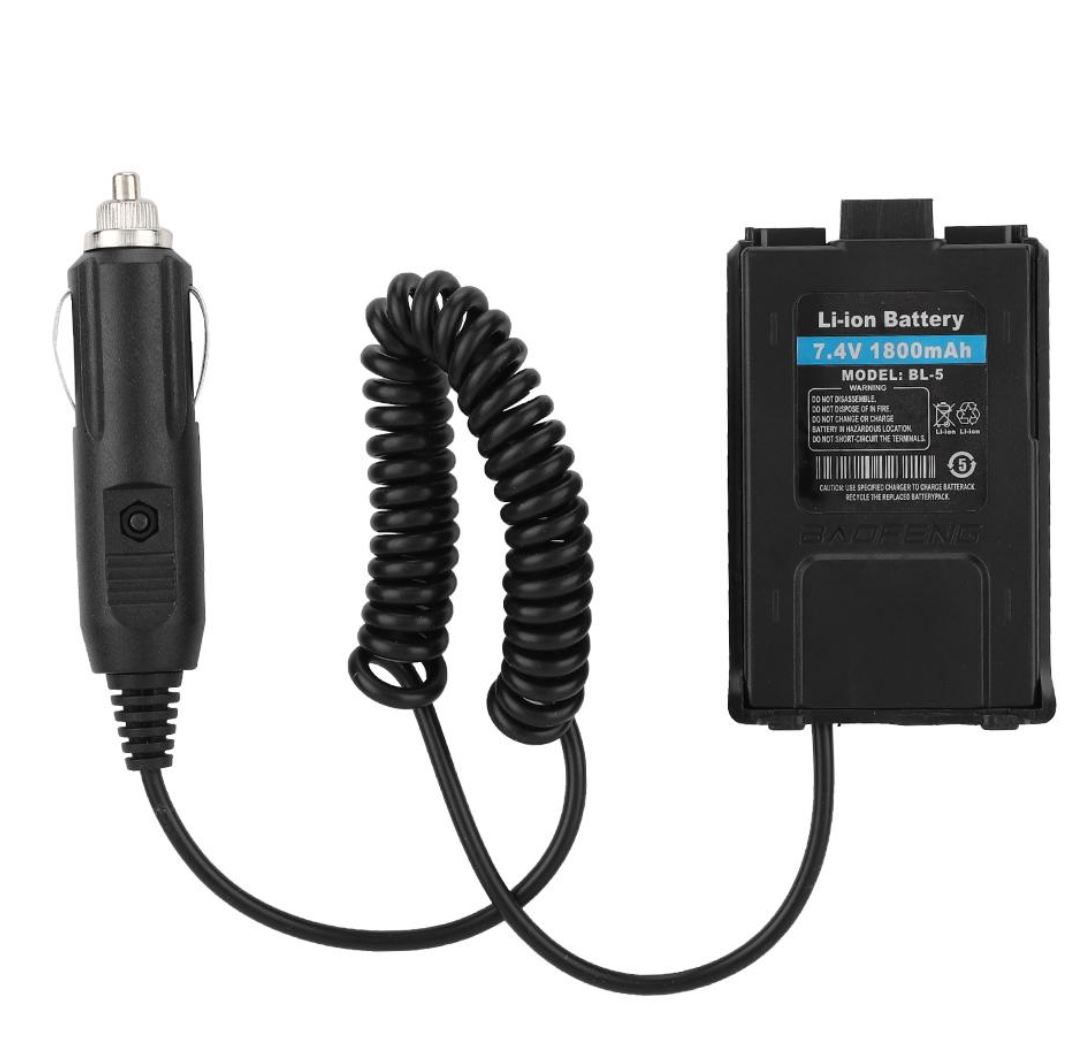 Baofeng UV-5R napájecí adaptér 12 V