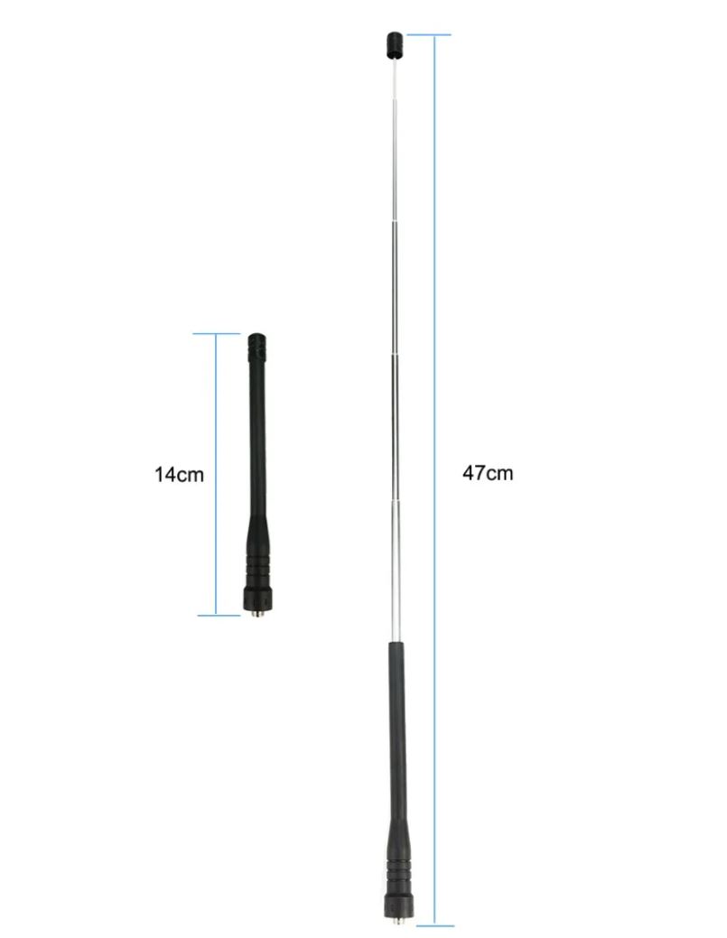 WOUXUN Dualband Anténa SMA Teleskop 47 cm Baofeng