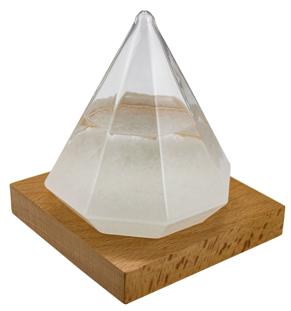SEA CLUB Bouřková sklenička - Stormglas ve tvaru diamantu 13 cm 5972