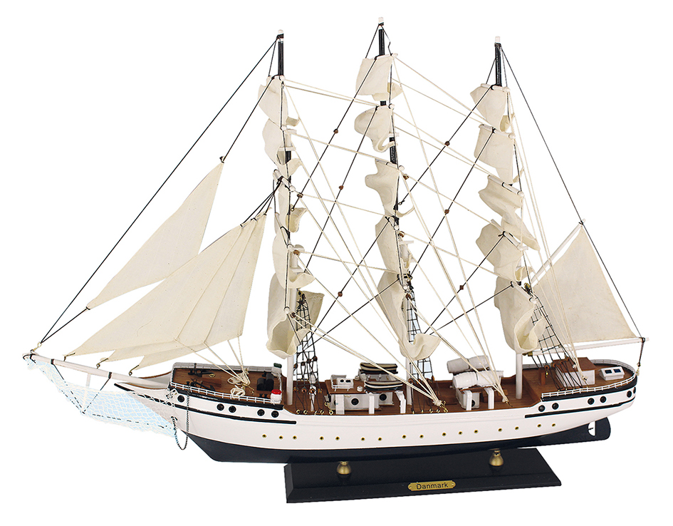 SEA CLUB Model lodě - cvičná plachetnice Danmark 79 cm 5132