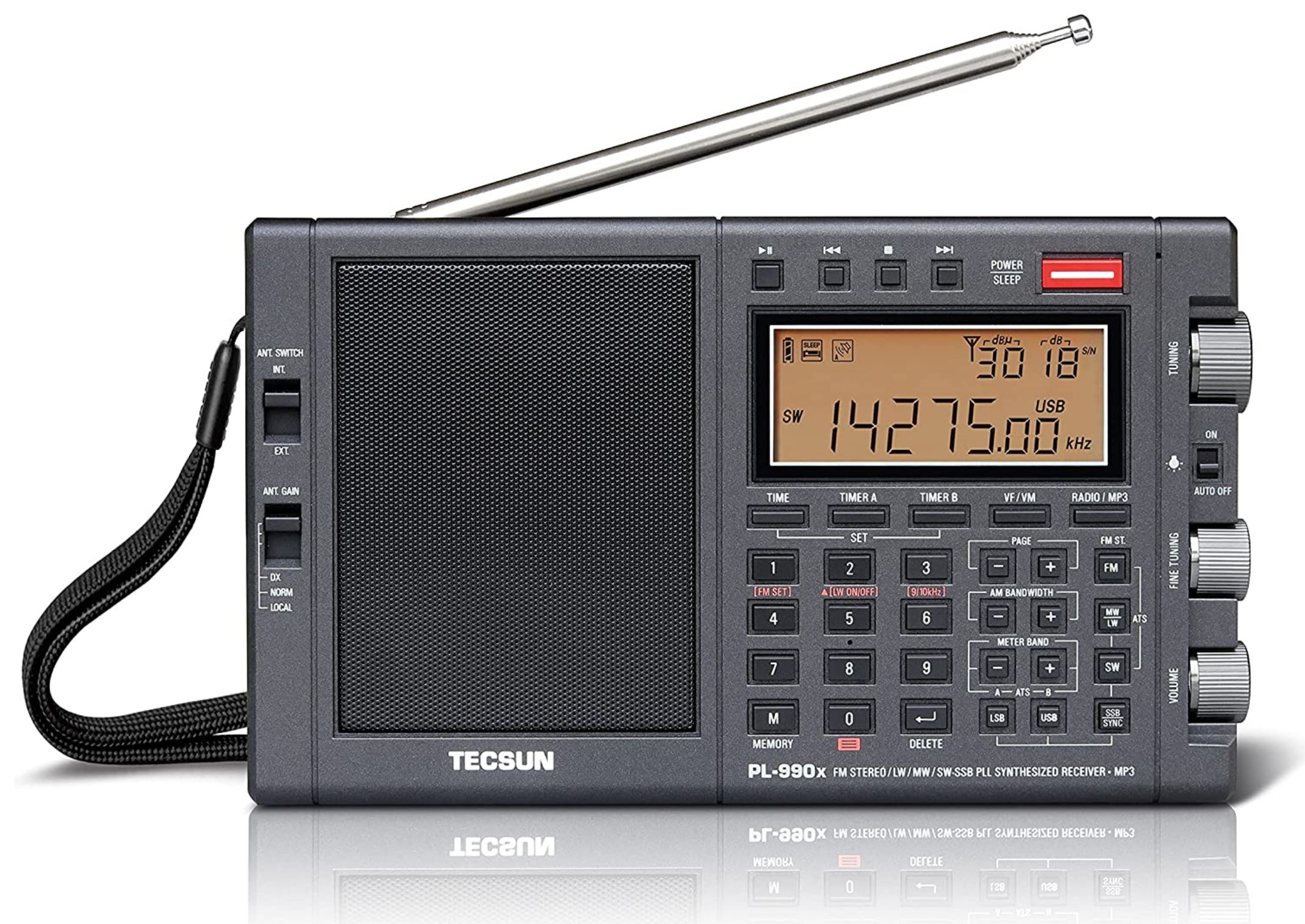 Tecsun PL-990x DSP SSB přehledový přijímač