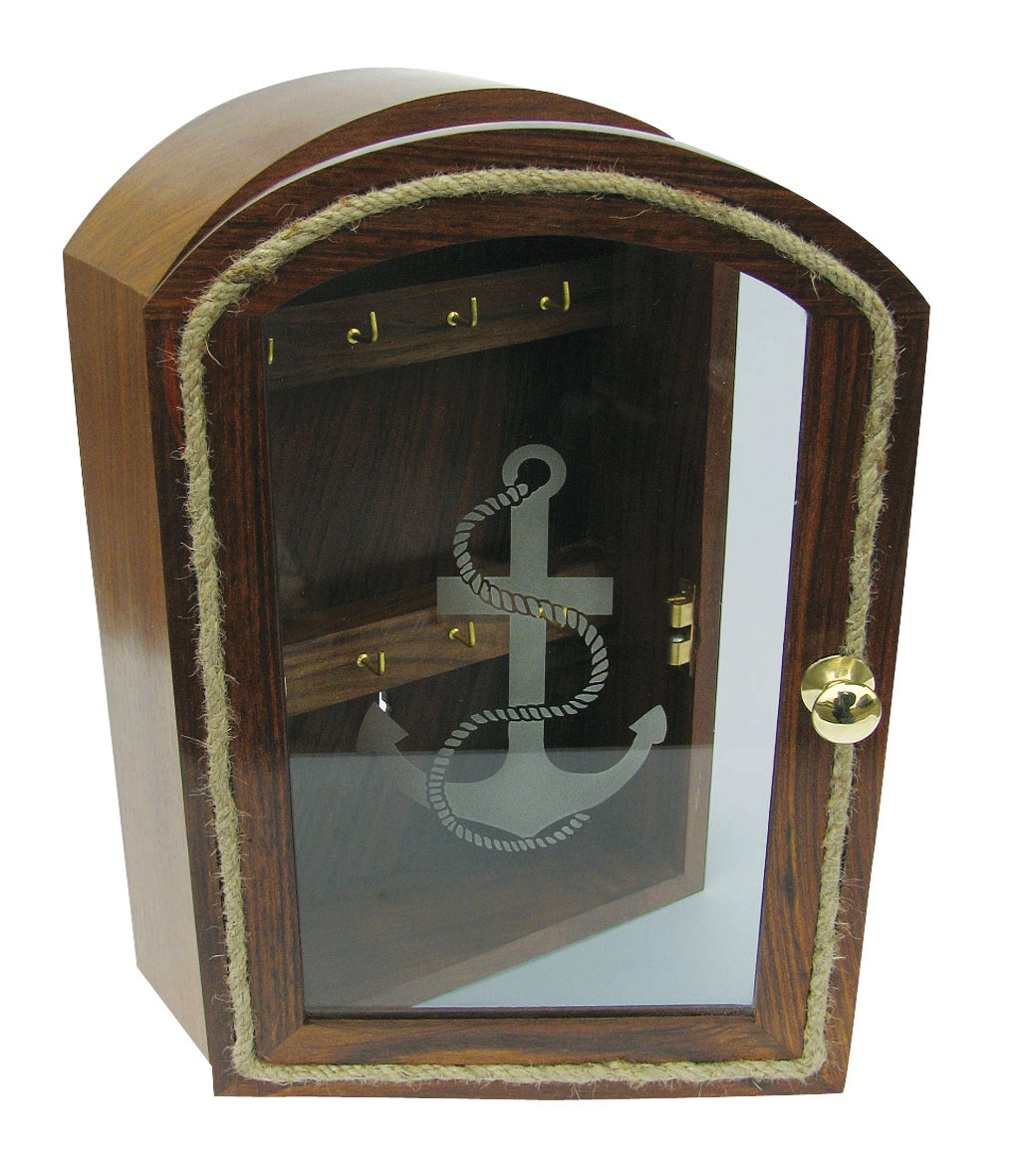 SEA CLUB Skříňka na klíče - key box ve tvaru lodě 9322