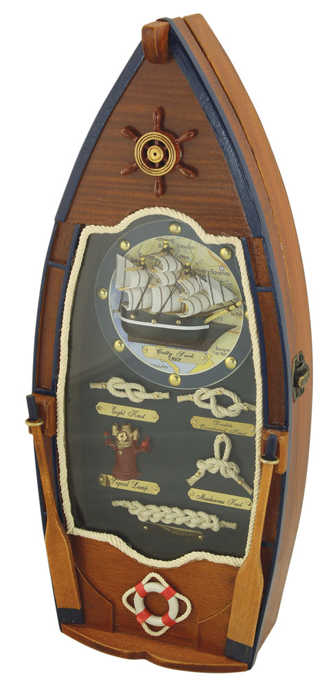SEA CLUB Skříňka na klíče - key box ve tvaru lodě 5520