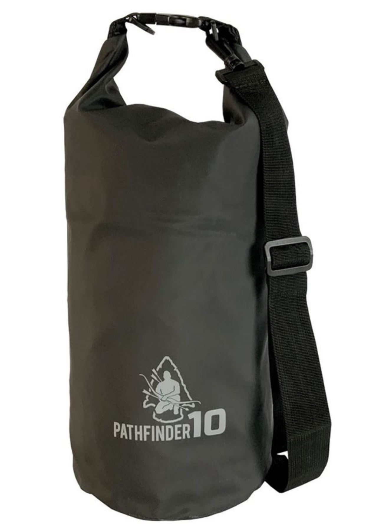 PATHFINDER Vak nepromokavý DRY BAG 10 l s popruhem ČERNÝ