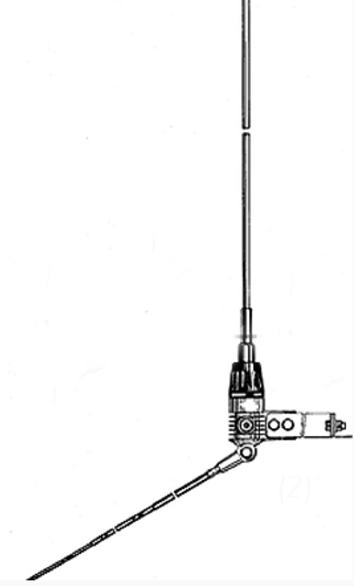 Sirio Boomerang 27W balkónová anténa 2870mm