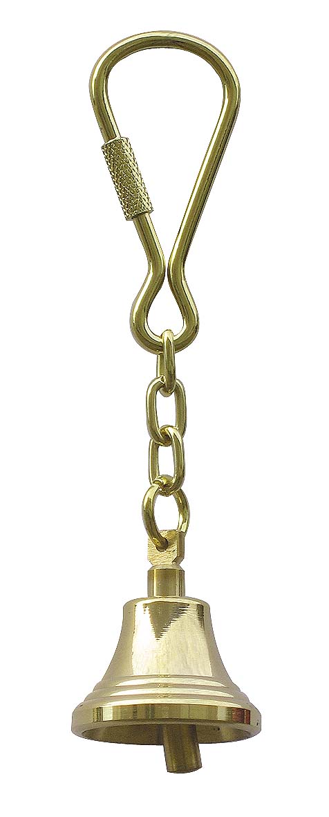 SEA CLUB Přívěsek na klíče mosazný zvonek Ø 2,5 cm 1015