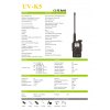 QUANSHENG UV-K5  dualband VHF/UHF příjem AIR a USB nabíjení  + Naprogramováno