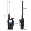 QUANSHENG UV-K5  dualband VHF/UHF příjem AIR a USB nabíjení  + Naprogramováno