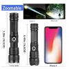 Svítilna XHP50 Zoom dobíjecí USB-C a baterie 18650 voděodolná 1000 lm