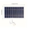 Přenosný flexibilní solární panel 5 V USB – outdoor & nouzové použití 6W