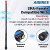 ABREE CB01 PRO CB Anténa 27 MHz SMA-F