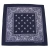 Šátek čtyřcípý 55x55 cm MODRÝ s potiskem