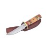 Nůž CHIPAWAY BUCK SKIN s pouzdrem - indiánský broušený lovecký nůž dřevo / paroh 25 cm