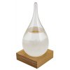 Bouřková sklenička - Stormglas ve tvaru kapky 14 cm 5970