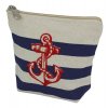 Taštička kabelka námořnická s kotvou a pruhy 9870