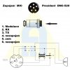 Mic DNC 520 mikrofon 6 PIN (Original President)