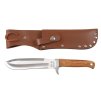 Nůž BW s pevnou čepelí dřev. střenka pouzdro kůže