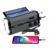 Green Radio XSY320 - nouzové rádio AM/FM solární s dynamem se svítilnou a dobíjením mobilu a powerbankou 5000 mAh