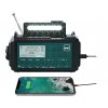 Rocam DAB/DAB+/FM - nouzové rádio solární s dynamem se svítilnou a dobíjením mobilu a powerbankou 5000 mAh