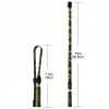 HYS Dualband SMA-M taktická anténa VHF/UHF skládací anténa pro TYT 40 cm military CAMO