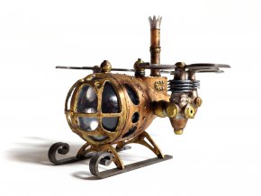 Steampunk vrtulník