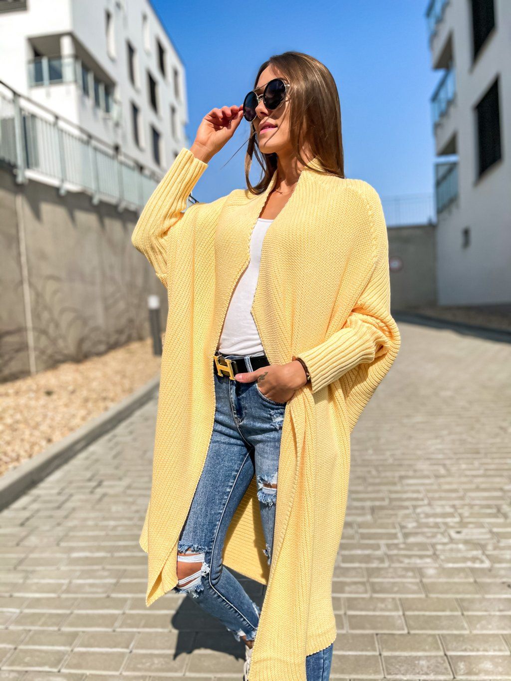 cardigan Maroco Butter Yellow | Eshopat 