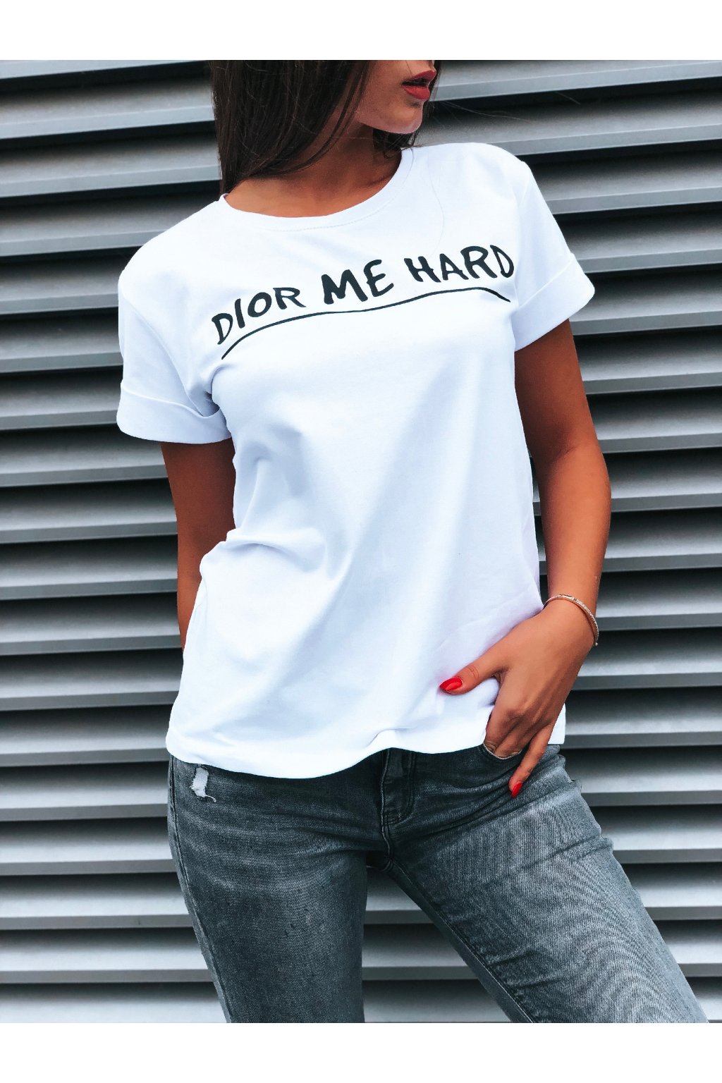 Dámské tričko Dior Me Hard White | Eshopat.cz