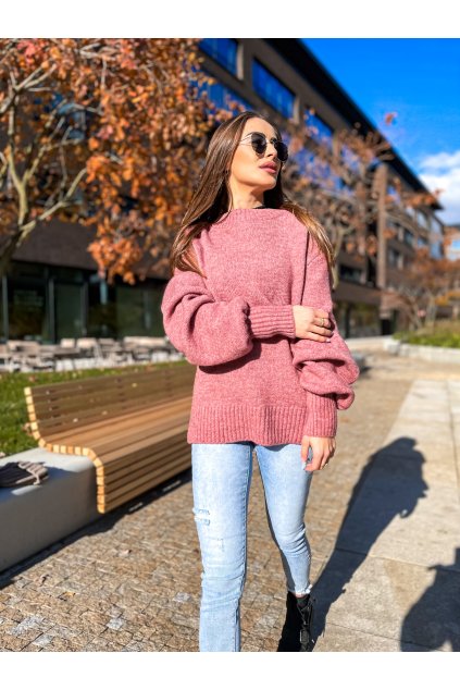 damsky svetr olivier mauve pink eshopat cz 3