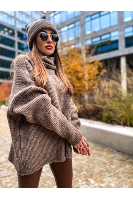 damsky svetr s rolakem chocolate eshopat cz 3