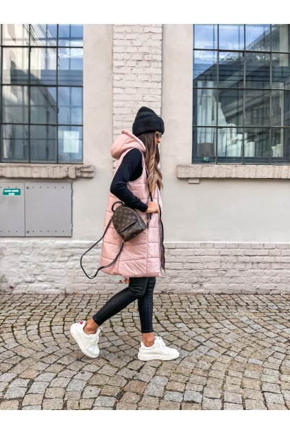 damska vesta ariva powder pink eshopat cz 1
