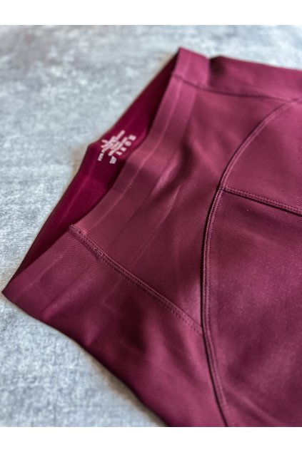 damske matne kozenkove zateplene leginy daily good wine red eshopat cz 1