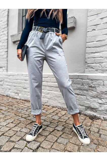 damske kalhoty casual grey eshopat cz 1