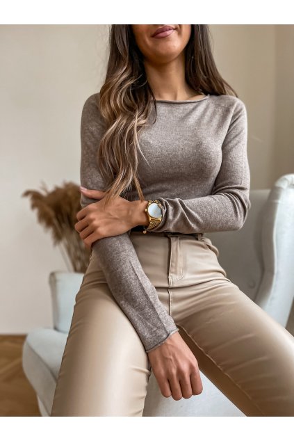 damsky svetrik basic cappuccino eshopat cz 2
