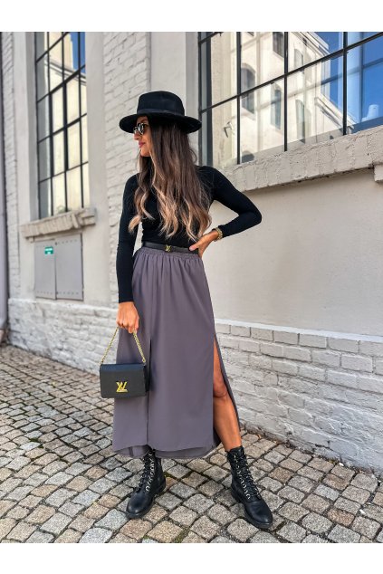 damska sukne s rozparky elza dark grey eshopat cz 6