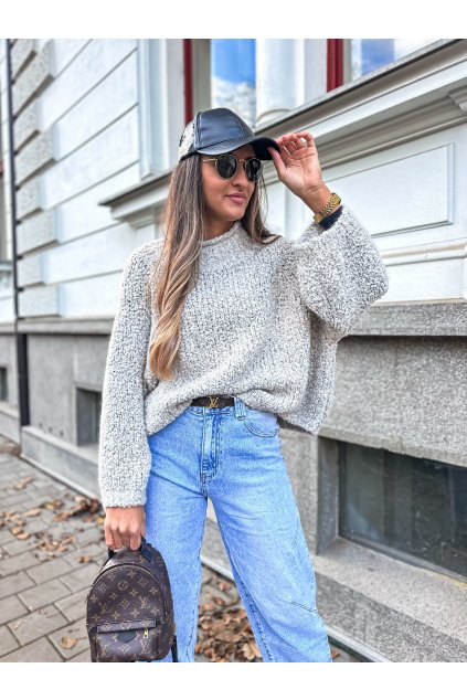 damsky svetr fluffy nude eshopat cz 1