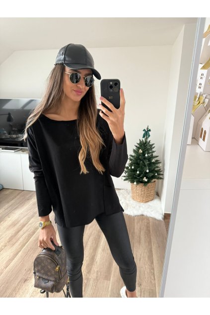 damske basic tricko who black eshopat cz 1