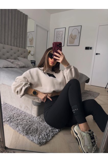 damske zebrovane leginy s vysokym pasem la cocca eshopat cz 4