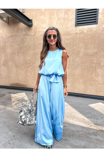 satenove kalhoty nolie blue eshopat cz 1