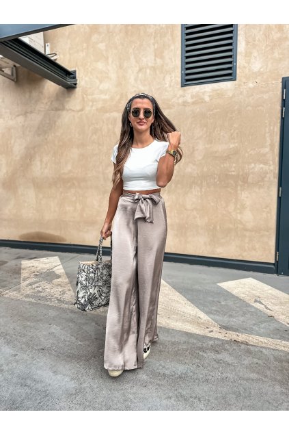 satenove kalhoty nolie latte eshopat cz 4