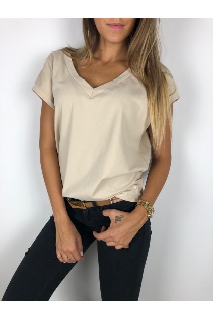 damske tricko classical beige eshopat cz 1