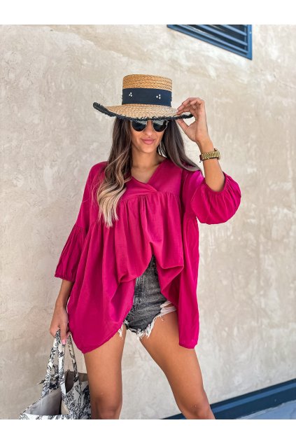 vzdusna halenka boho raspberry eshopat cz 1