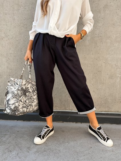 Dámské kalhoty Nero Navy Blue